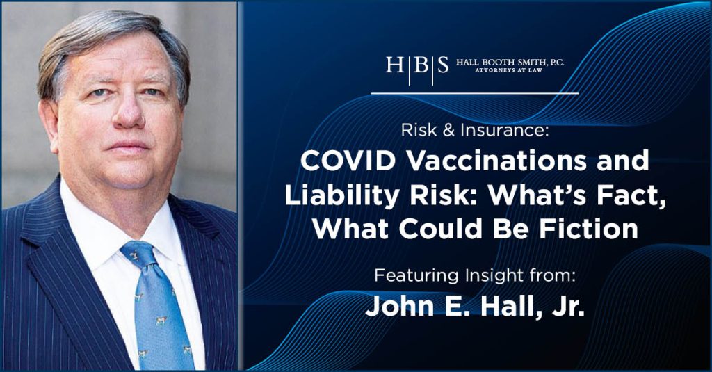 Risk Insurance Hall Liability Risk COVID Vaccines