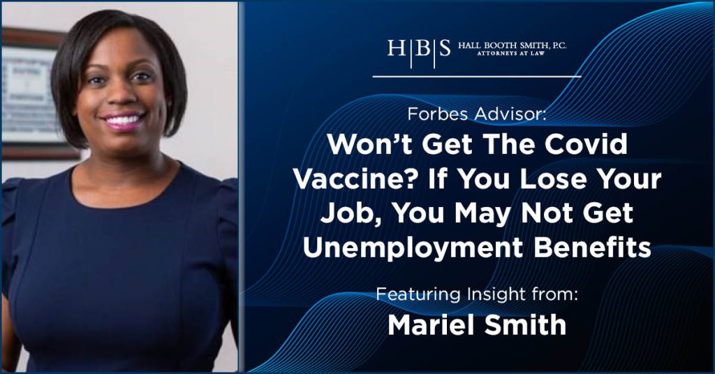 Forbes Advisor Smith Unemployment Vaccine Refusal