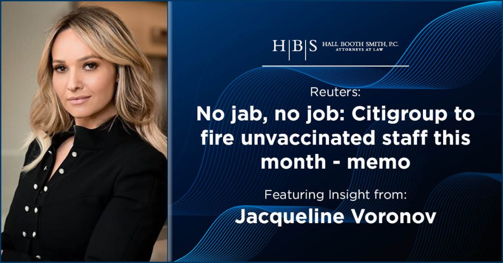 Reuters Voronov Terminate Employees Not Vaccinated