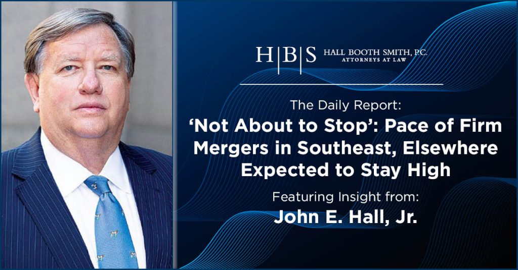 Daily Report Hall Mergers Southeast