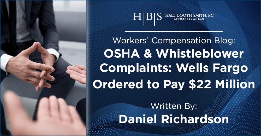 OSHA Whistleblower Complaints Workers Compensation Blog