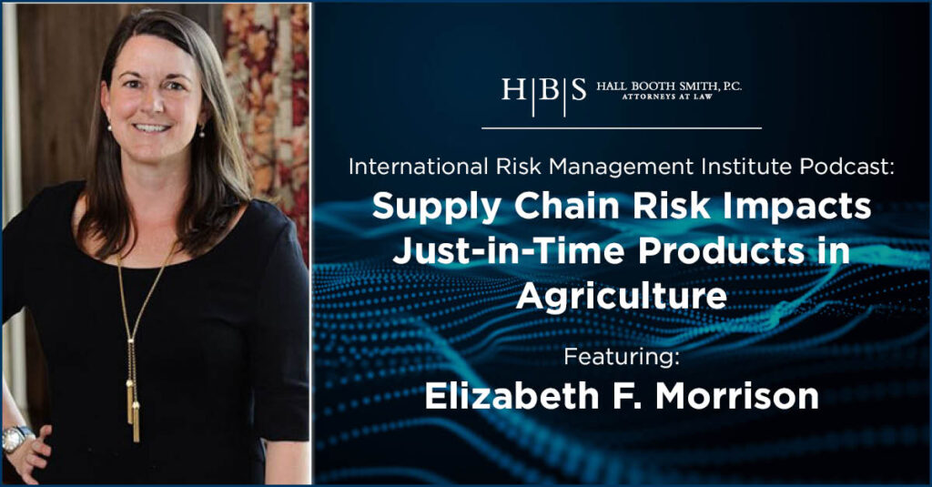 Supply Chain Risk Management Agriculture