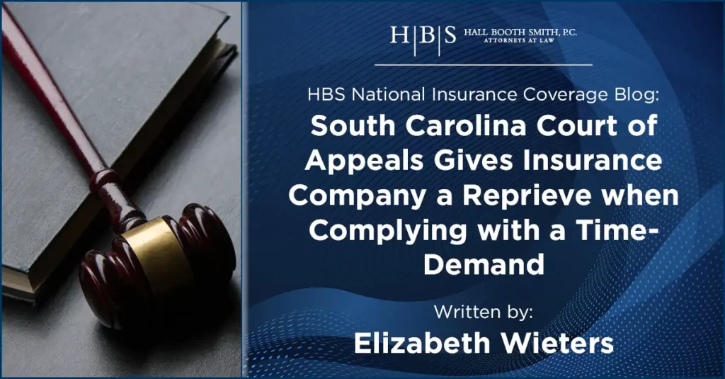 South Carolina Insurance Reprieve