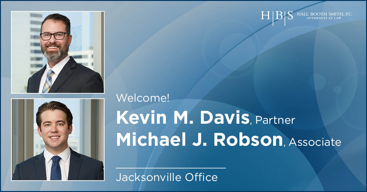 Jacksonville Welcomes Davis & Robson