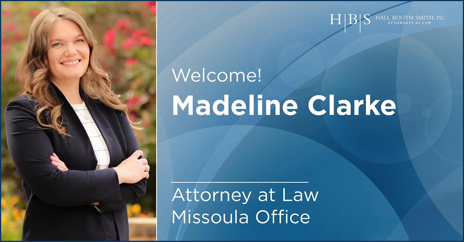 Welcome Madeline Clarke