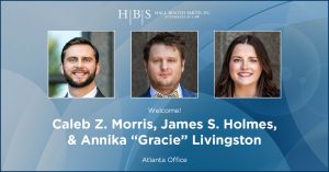 New Attorney Morris, Holmes, Livingston Atlanta